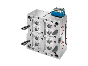 Molde de injeção de câmara quente/fria personalizado | 8/12/16/24/32/48/64 Cavidade para tampa de frasco de creme cosmético 