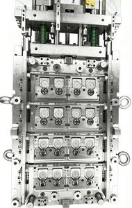 Molde de injeção com tampa flip-top no molde (IMC) para embalagem
