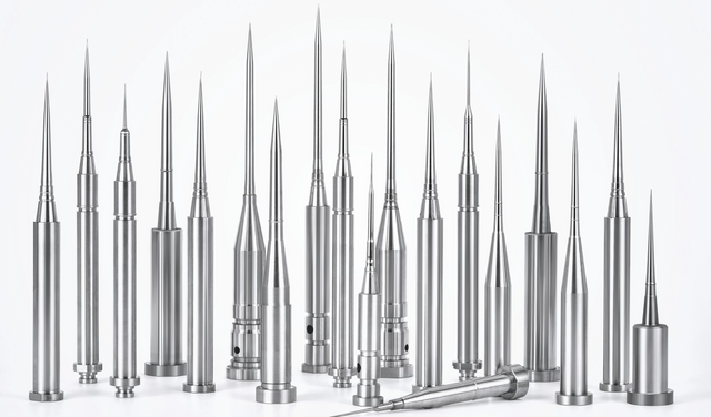 Peças de molde personalizadas para injeção de plástico médico - feitas com M380-S136 para pinos e copos médicos